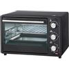 Avilia Forno Elettrico per Cottura e Riscaldamento Alimenti - Fornetto Elettrico con Termostato Regolabile, 23x16x27cm, 16L, 1200W, Nero