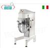 Impastatrice planetaria con vasca inox da lt.20, con variatore di velocit, comandi meccanici e inverter, V.230 1, kW.0,75, Peso 110 Kg, dim.mm.700x500x1200h