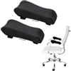 Nivofu 2pcs Cuscini per Braccioli, Cuscini per Braccioli Sedia Ufficio, Copri Braccioli per Sedia Gaming, Imbottitura per Braccioli Sedia, Ergonomico Memory Foam Braccioli, Allevia la Pressione Gomiti