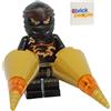 LEGO Ninjago: Cole Minifigure di Master of The Mountain con Drilling Weapons