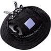 Mikiuly Cappello da Baseball per Cani, Berretto Regolabile con Fori per l'Orecchio, Parasole con Visiera, Tessuto a Maglia, Nero - per Cani Piccoli