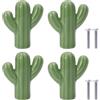 NAKUPENDA 4 pomelli in ceramica per mobili, per cassetti, camera dei bambini, armadietti, libreria (verde)