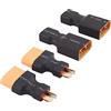OliRC 4pcs XT90 a T-Plug Deans Style maschio femmina RC connettore adattatore (C164-4)