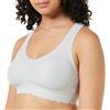 sloggi Zero Feel Lace Top Reggiseno, Opaque, Platino, XS Donna