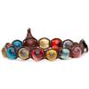 Tamashii bracciale unisex originale Tibetano realizzato con pietra naturalea agata cuore di zucchero e cordoncino marrone.Tg unica.BHS900-299