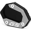 Modeer Per BMW F850GS Adventure F750GS 2018-2022 Moto Alluminio Cavalletto Pad Cavalletto Laterale Ingrandisci Estensione Pad F 850GS 750GS 850 750 GS ADV F850GSA Accessori (grigio)
