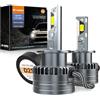 D-Lumina Lampadina D2S LED per Fari Anti-Errore,20000LM 120W 6500K Bianco Estremamente Luminoso Kit di Conversione Faro LED,CANBUS Faro Sostituire OEM Xenon HID Lampadina Plug And Play,2 Pezzi