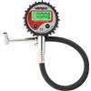 Vergo Manometro Pressione Digitale per Pneumatici Tubo Flessibile Rinforzato - Misuratore di Prova Pressione - LCD Retroilluminato - Scala Multipla 0-200 PSI/0-14 Bar - Auto Camion Moto