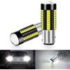 Teguangmei 1157 BAY15D P21/5W Lampadine LED per Auto 5W Super Luminosi Bianco 6000K 3020 126SMD LED Freno di Retromarcia Coda Stop Fendinebbia Posteriore Luce di Posizione 12-24V (2 PCS)