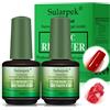 sularpek 2 Pezzi Solvente per Smalto(15ml), Remover Semipermanente Unghie, Magic Nail Polish Remover, Rimuove Facilmente e Rapidamente lo Smalto in 3-5 Minuti, Non fa Male alle Unghie