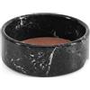 Radicaln, Sottobicchiere per bottiglie di vino, in marmo nero, 14 cm, fatto a mano, accessorio da cucina, arredamento moderno, porta bottiglie da bar per vino