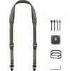 PGYTECH Tracolla per Fotocamera Rilascio Rapido Tracolla Fotocamera 110-152cm Regolabili Cinghie per Fotocamera a Sgancio Rapido per Fotografi per DSLR/SLR/Sony/Nikon/Fuji-Felce verde