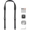 PGYTECH Tracolla per Fotocamera Rilascio Rapido Tracolla Fotocamera 110-152cm Regolabili Cinghie per Fotocamera a Sgancio Rapido per Fotografi per DSLR/SLR/Sony/Nikon/Fuji-Nero