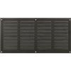 Repa Market Griglia di ventilazione antracite 400 mm x 200 mm con schermo a maglie - Copertura di sfiato interna ed esterna - Applicazioni di riscaldamento, raffreddamento e ventilazione