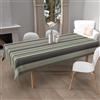 Soleil d'ocre Tovaglia stampata antimacchia rettangolare 140 x 300 cm BAYADERES Cachi