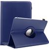 Cadorabo Custodia per tablet compatibile con Alcatel Smart Tab 7 in BLU SCURO - Custodia protettiva in pelle sintetica con funzione di supporto - Custodia a 360 gradi con elastico