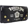 Super Natural Winchester Bros Kit Cacciatori Borsa Tripla Tasca per Monete & Porta-Carte, Nero