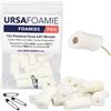 URSA Straps URSA Foamies - supporti in schiuma morbida e sottile che aderiscono e ammortizzano il microfono lavalier/lapel per creare una zona priva di fruscii - Bianco