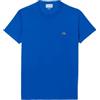 Lacoste Uomo T-Shirt Crew Logo, Blu, XL