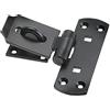 Merriway Bulk Hardware BH04493 Chiusura di Sicurezza Verticale Rinforzata a Occhiello e Gancio, 150 mm, Nero