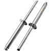 SKIR'CO 50 rivetti ciechi in acciaio zincato 4,8 x 30 mm, mandrino in acciaio, rivetti pop, testa a cupola, rivetti DIN 7337