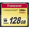 Transcend Compact Flash 1066x TS128GCF1000 Scheda di Memoria, 128 GB