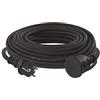 EMOS Prolunga 25 m Schuko Cavo di prolunga in gomma per esterni (IP44), H07RN-F3G 2,5 mm2