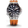Locman Montecristo 500 mt automatico nero e arancio 0547A01A-00BKORSOD