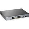 Zyxel GS1350-18HP-EU0101F switch di rete Gestito L2 Gigabit Ethernet (10/100/1000) Supporto Power over Ethernet (PoE) Grigio