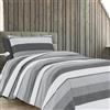 Dorian Home - Set Copripiumino Singolo Cotone 100% Puro, Morbido e Certificato con 1 Sacco Copri Piumino 155x210 + 1 Federa Cuscino Letto 50x80 con Patella di 18 cm, Parure Copripiumino 4 Stagioni