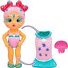 Bloopies Sirenetta Magiche Coda Layla, Bambola Sirena con Coda Rimovibile e con Il Suo Amico del Mare, Spruzzano Acqua e Fanno Bolle, Gioco da Bagno e Giochi d'Acqua per Bambini +2 Anni