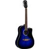 Eko RANGER CW EQ BLUE SUNBURST, Chitarra Acustica con Equalizzatore, Colore Blue Sunburst