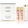 Chanel Coco Mademoiselle - EDP 20 ml (flacone ricaricabile) + EDP ricariche 2 x 20 ml 60 ml
