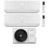 Bosch Climatizzatore Dual Split Climate 3000i 9+9 con 5000M 41/2 E Inverter R 32 Wi-Fi Optional Classe A++ ,