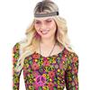 SMIFFYS Set da Hippie con cerchietto, occhiali e gioielli Halloween