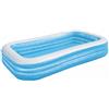 Bestway Piscina gonfiabile rettangolare Bestway 54009 Deluxe Blue 305x183x56 cm