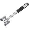 Fackelmann - Batticarne SENSE, 26 cm, in alluminio e due diverse superfici, martello per carne con impugnatura soft touch antiscivolo (colore: argento/nero), quantità: 1 pezzo