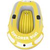 Liukouu Gommone, 2 Persone 90 kg portante Pieghevole Pieghevole in PVC Kayak Gonfiabile Resistente Canoa Gonfiabile con 2 Supporti per pagaia per la Pesca, Immersioni subacquee