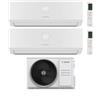 Bosch Climatizzatore Dual Split Climate 3000i 12+12 con 5000M 53/2 E Inverter R 32 Wi-Fi Optional Classe A++ ,