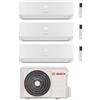 Bosch Climatizzatore Trial Split Climate 3000i 9+9+12 con 5000M 79/3 E Inverter R 32 Wi-Fi Optional Classe A++ ,