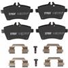 TRW GDB1630 Pastiglie Freno Set di 4 para Mercedes-Benz Classe A (W169) 2004-2012 Assale Anteriore e Altri Veicoli