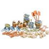DANTOY Set Giochi da Spiaggia e Giardino in BIOplastica - 50 Elementi