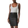 Pieces 17092820 Gonna, Nero (Black Black), X-Large Donna