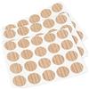 Adsamm® / 60 x copriforo autoadesivi ultrasottili / quercia chiari / Ø 13 mm / tondi / cover adesivi per mobili e superfici / adesivi coprivite per arredi Adsamm® Quality