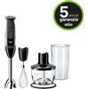 Braun MultiQuick 5 MQ5235BK VARIO Minipimer Frullatore ad immersione Black