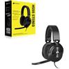 Corsair HS55 Carbon Multipiattaforma Cuffie Gaming con Cavo, nero