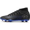 Nike Superfly 9 Club Fg/MG, Soccer Shoe Uomo, Black/Chrome-Hyper Royal, 45 EU