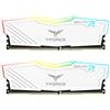 TEAMGROUP Team T-Force Delta RGB DDR4 Gaming Memory, 2 x 8 GB, 3600 Mhz, 288 Pin DIMM, White