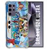 Cokitec Cover rinforzata per Samsung Galaxy S24 Ultra Manga One Piece Sunny