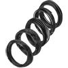 QWORK® 50 m (5 Formati) Filo Bonsai Modellabile,1,0mm/1,5mm/2,0mm/2,5mm/3,0mm - Filo Alluminio Anodizzato Nero per Bonsai Giardinaggio